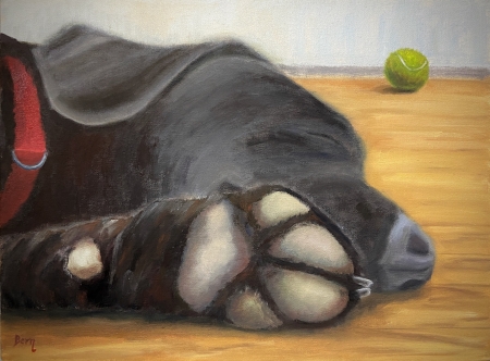 Dog Tired by artist Bern Abplanalp